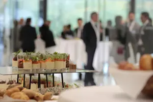 Nahaufnahme Cateringbereich im Festspielhaus Bregenz © Anja Koehler