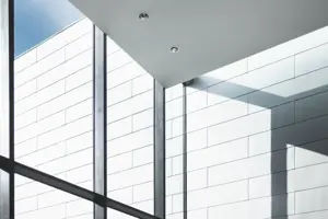 Fassadenausschnitt mit Glasflächen, Saal Propter Homines Festspielhaus Bregenz © Büro Magma, Magdalena Türtscher